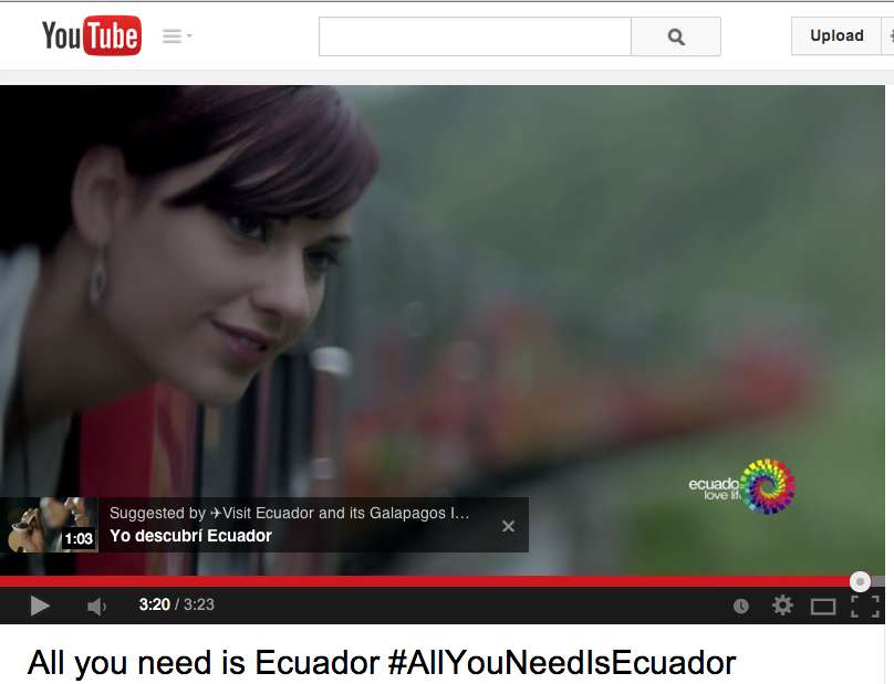 New Ecuador Travel Ad