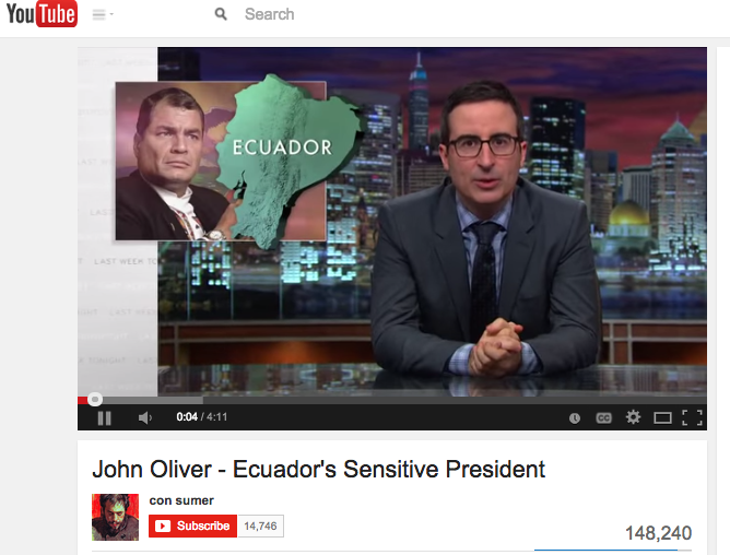 Two Videos on Ecuador – One to Make You Laugh and One to Make You Cry